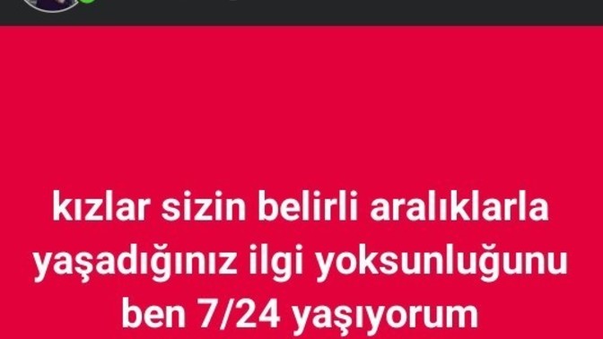 İlgi yoksunlugu yaşayan var mı ?