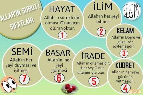 Allahın sıfatlarını biliyor musunuz?