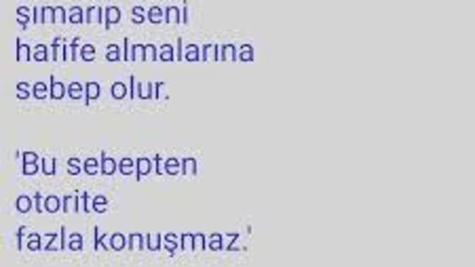 Otorite kurabilir misiniz? Bu söz dogrumu sizce?