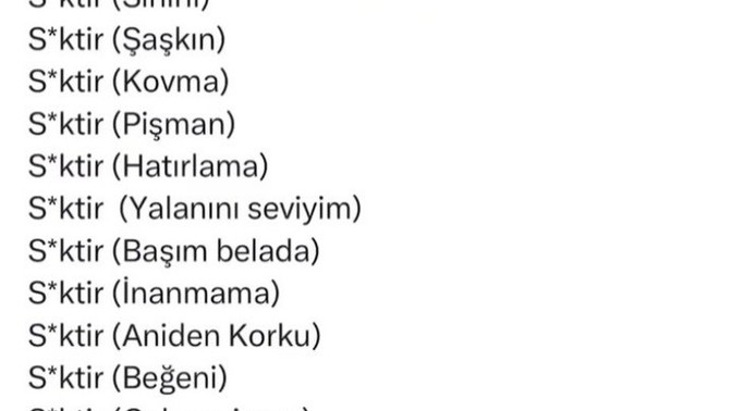 "S*ktir" kelimesini en cok neyi ima ederek kullanırsınız?