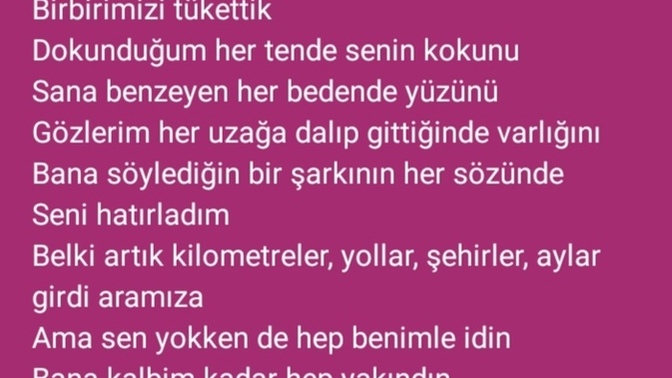 Şiir yazma yeteneğiniz var mı? Varsa yazar mısınız?