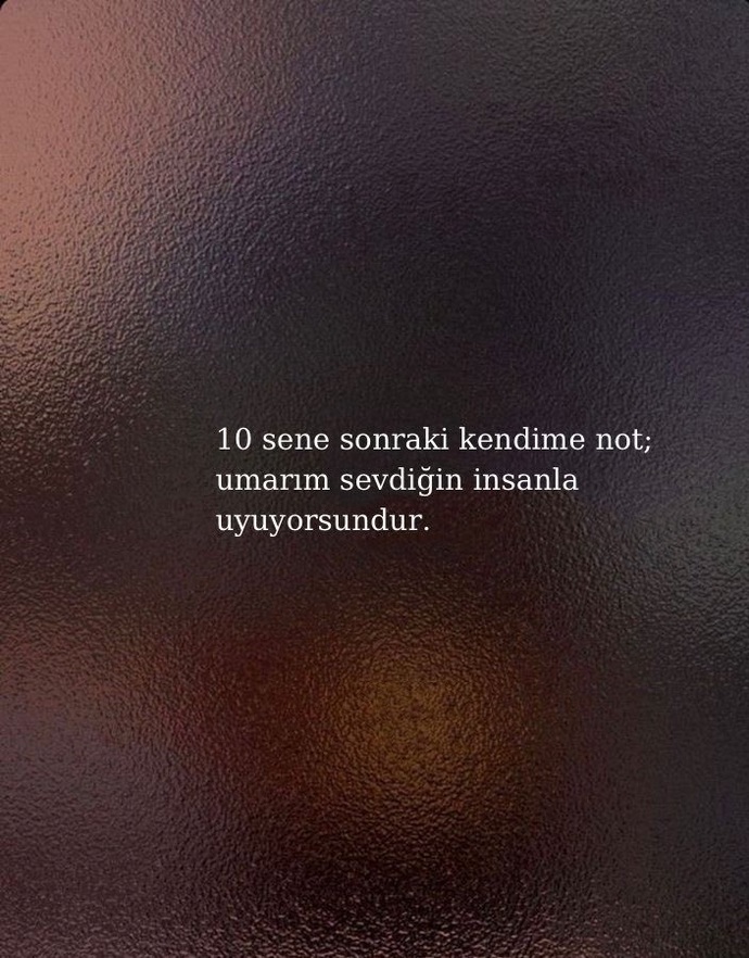 Hiç kendine not bıraktın mı?