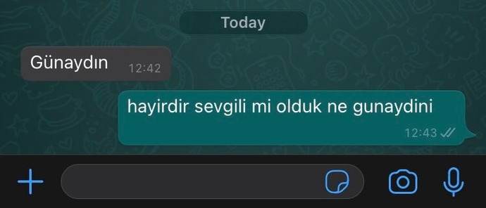 Günaydın mesajı sevmeyen var mı?