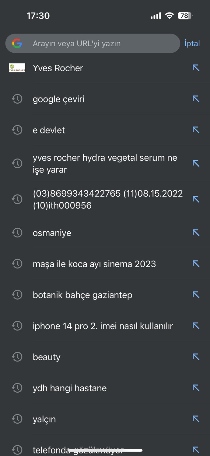 Tarayıcı geçmişiniz ne kadar masum?