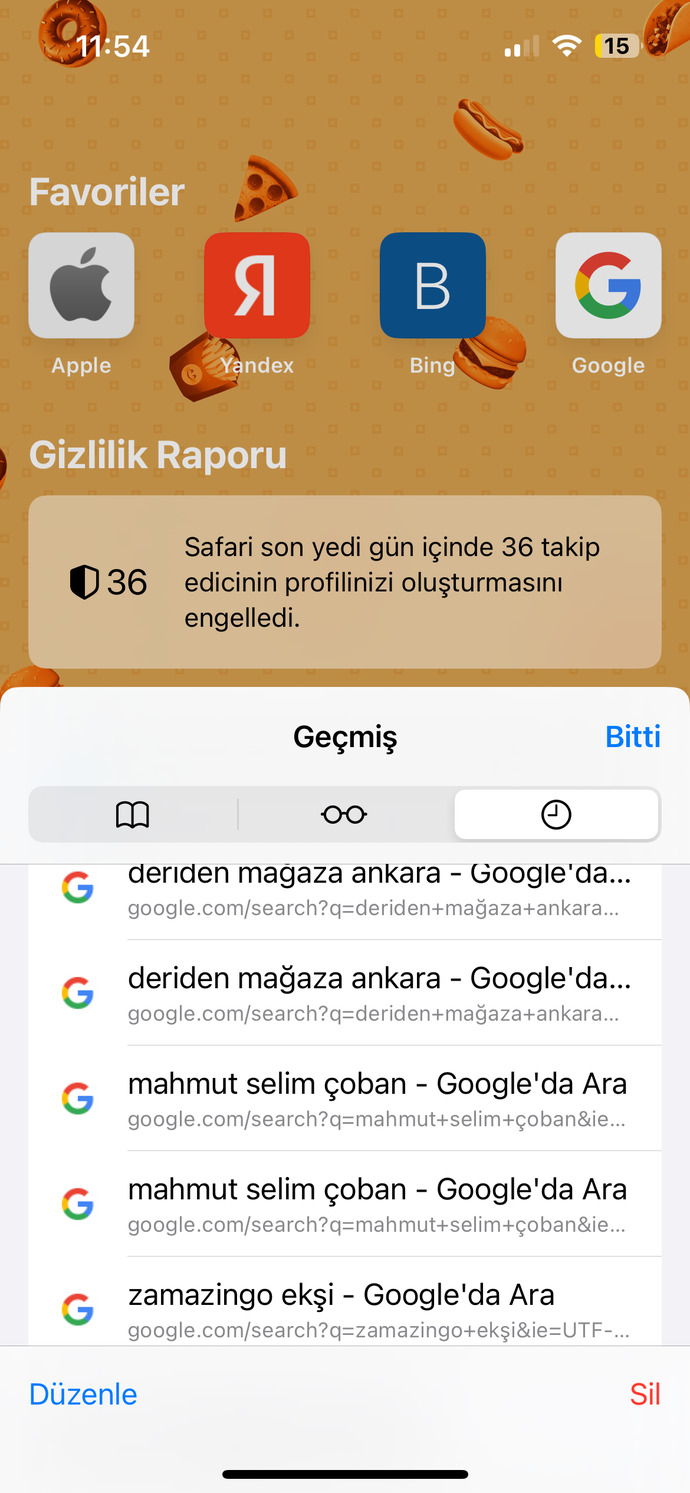 Tarayıcı geçmişiniz ne kadar masum?