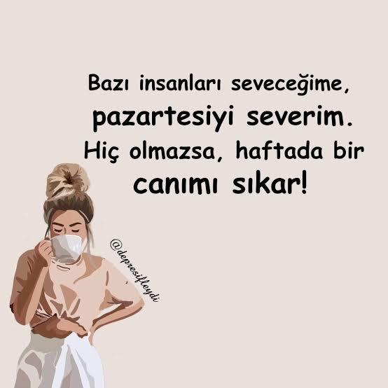 Yatarız kalkarız geçer 😏😎