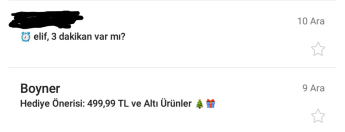Sizinle de 3 dakika görüşmek için bekleyen uygulamalarınız var mı?