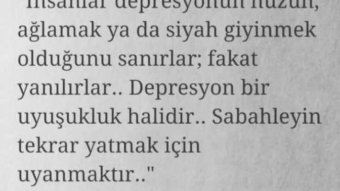 Daha önce hiç depresyona girdiniz mi?