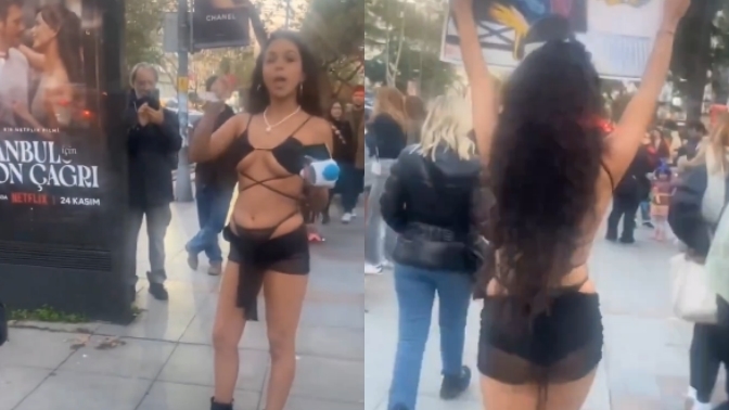 Kadıköy'de bikini giyen kadınla yaşanan polemik! Böyle dolaşılması hakkında ne düşünüyorsunuz?