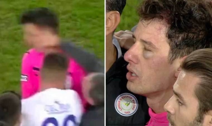 Ankaragücü başkanından hakeme yumruklu saldırı! Türk futbolundan memnun musunuz?