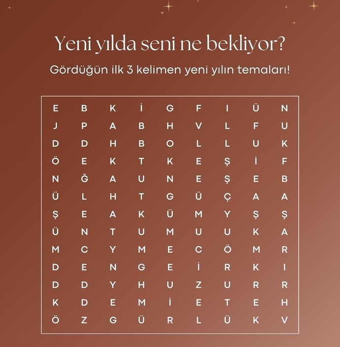 Yeni yılda seni ne bekliyor?
