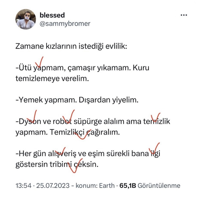 Zamane kızların istediği evlilik?