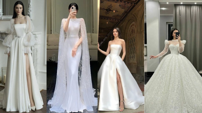 Hangi gelinlik modeli daha hoş?