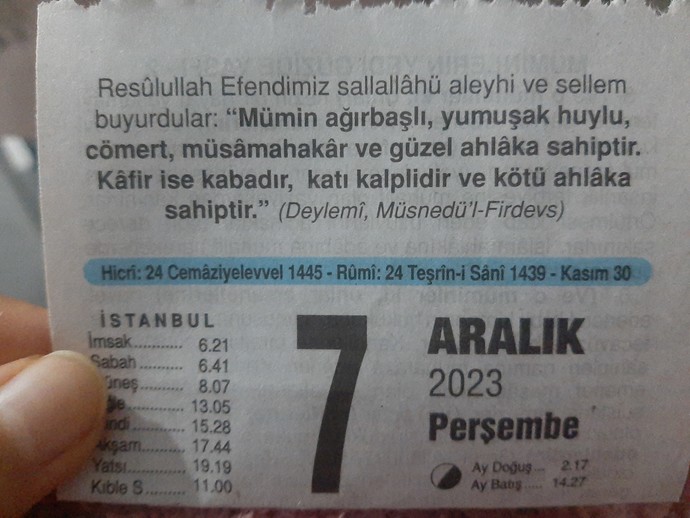 Siz bu hadisten ne anlıyorsunuz ne düşünüyorsunuz?