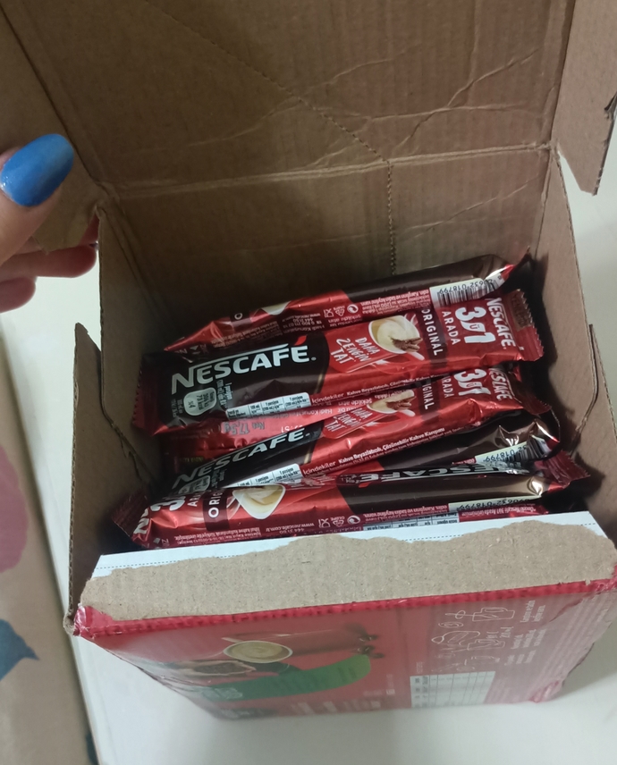 50 tane üçü bir arada Nescafe kazandım ☕