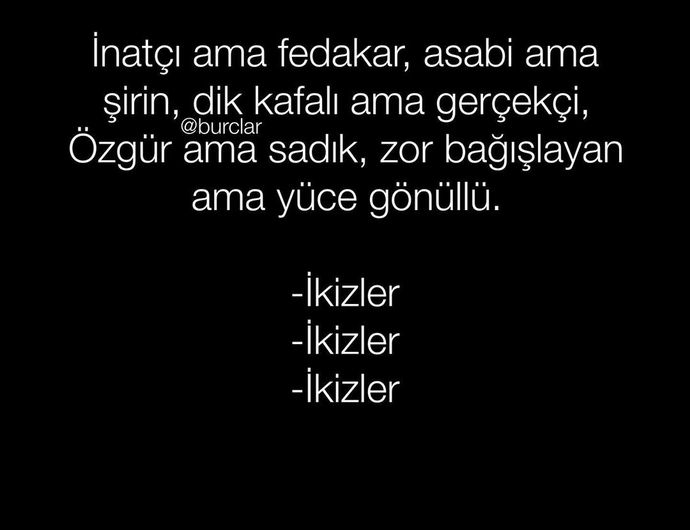 İkizler olarak böylemiyiz yaa?