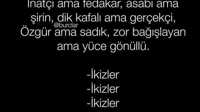 İkizler olarak böylemiyiz yaa?