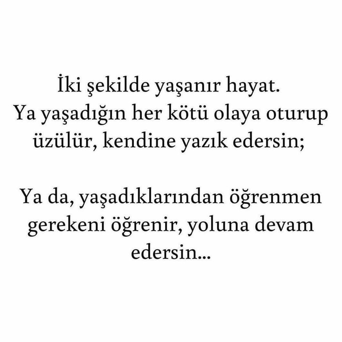 Geceye bir nasihat bırakabilir misiniz ☺️?