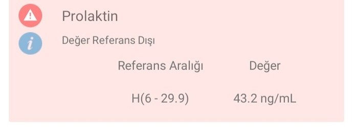 Süt hormonum yüksek çıkmış, neden olabilir?