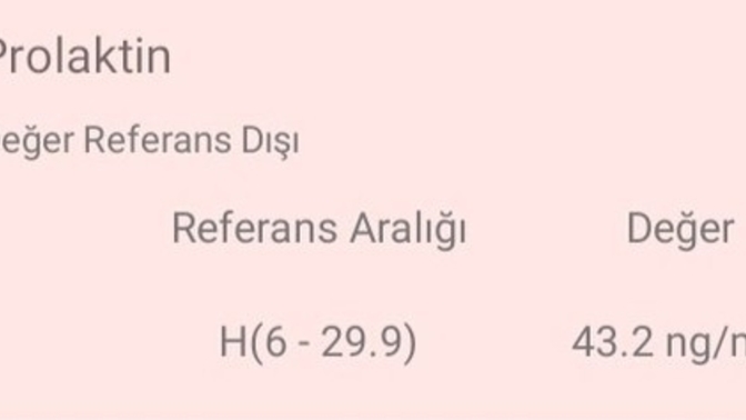 Süt hormonum yüksek çıkmış, neden olabilir?