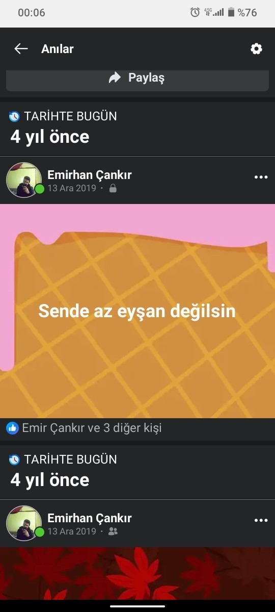 Hic eysanlik yaptın mi?