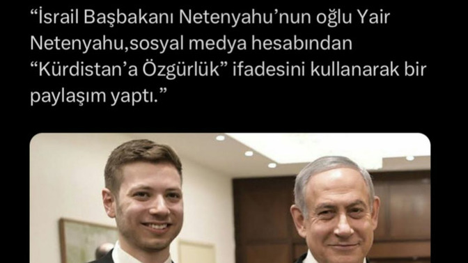 Binyamin Netenyahu'nun oğlu Yair Netenyahu'nun amacı ne?