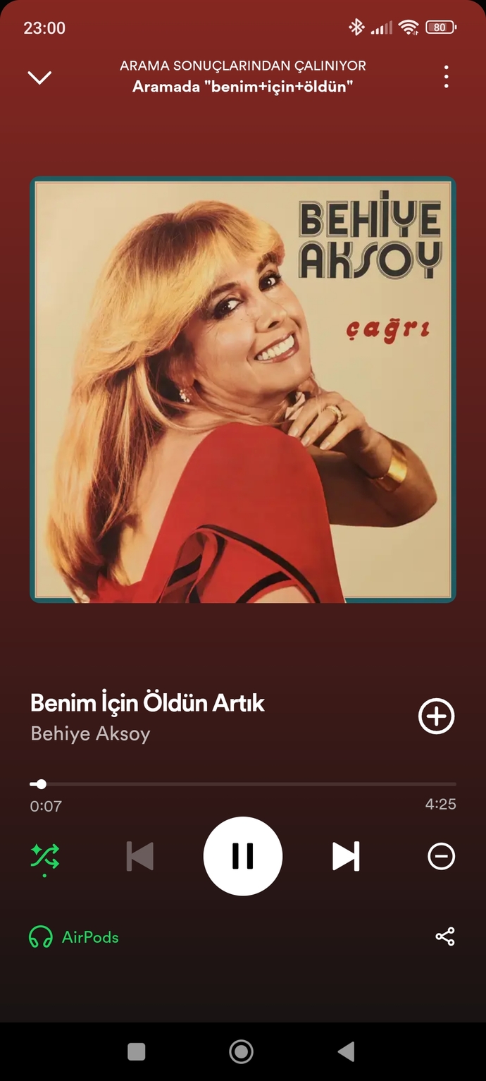 Arada efkarlanıp eski şarkılara sarar mısınız?