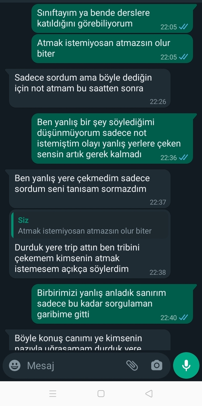 Sınıftaki çocuğa karşı sert mi konuşmuşum sizce?