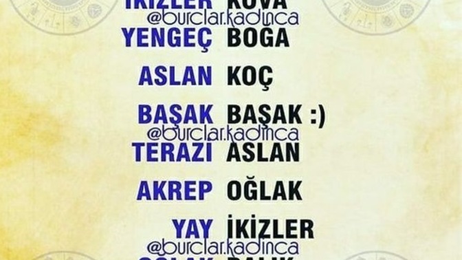 Burçlar hangi burca şans vermeli?