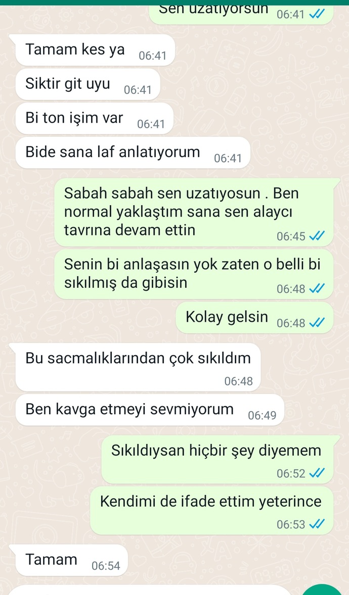Sizce bunun derdi tamamen ayrılmak mı?