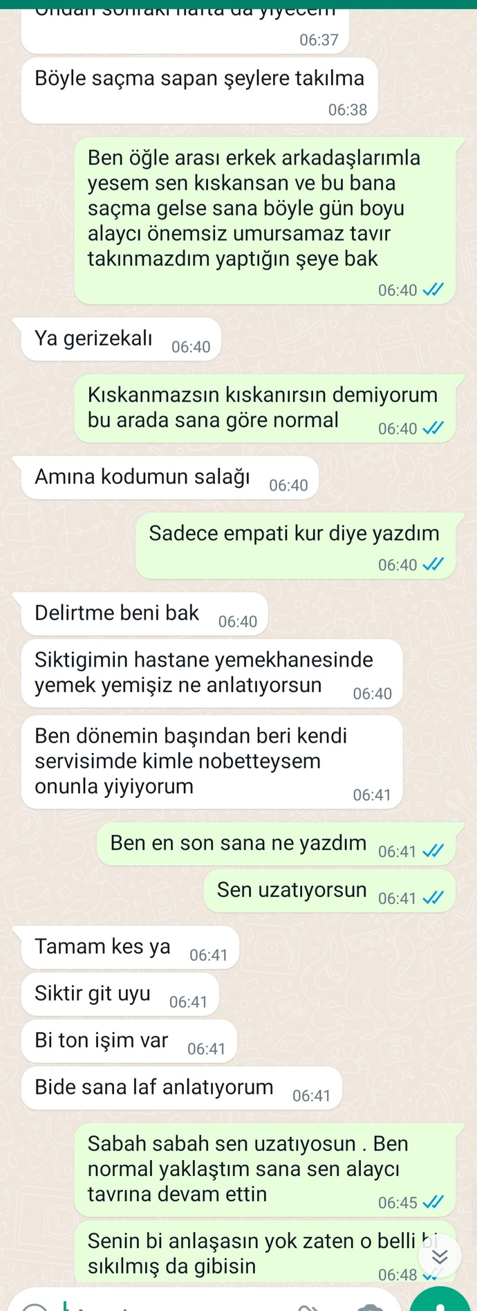 Sizce bunun derdi tamamen ayrılmak mı?