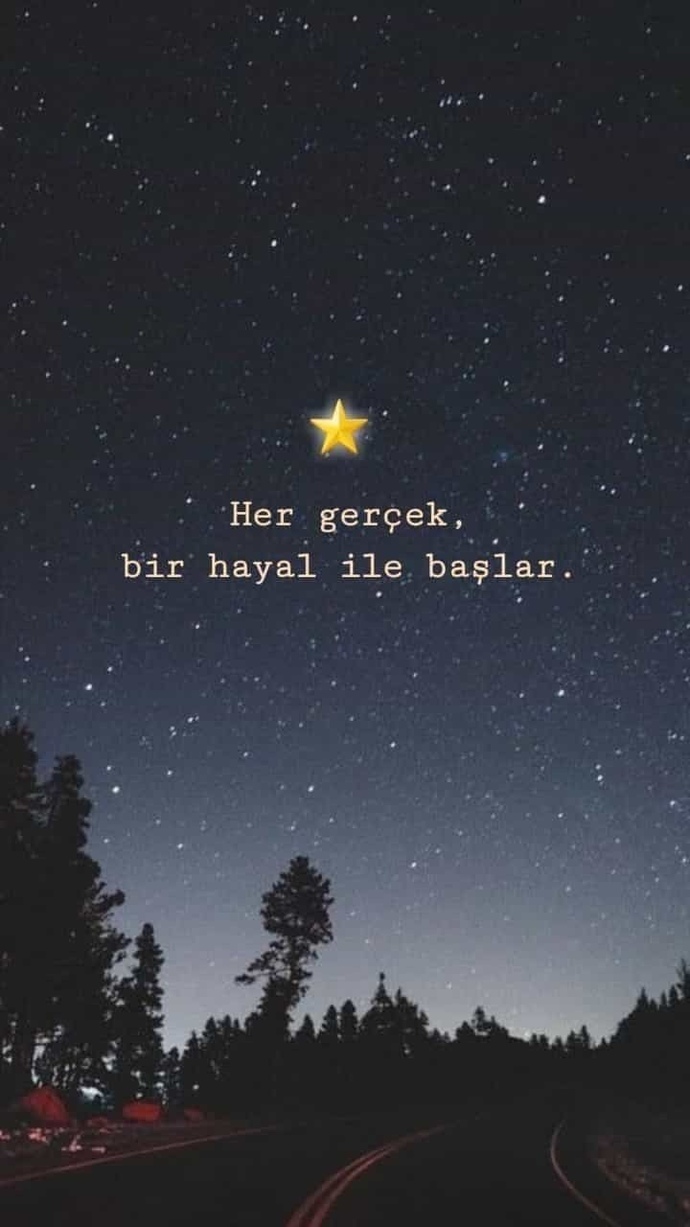 Her gerçek bir hayal ile mi başlar?