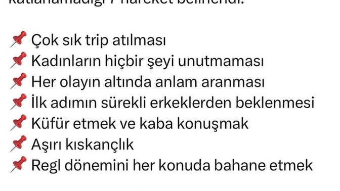 Erkekler kadınlarda nelere katlanamıyorlar?