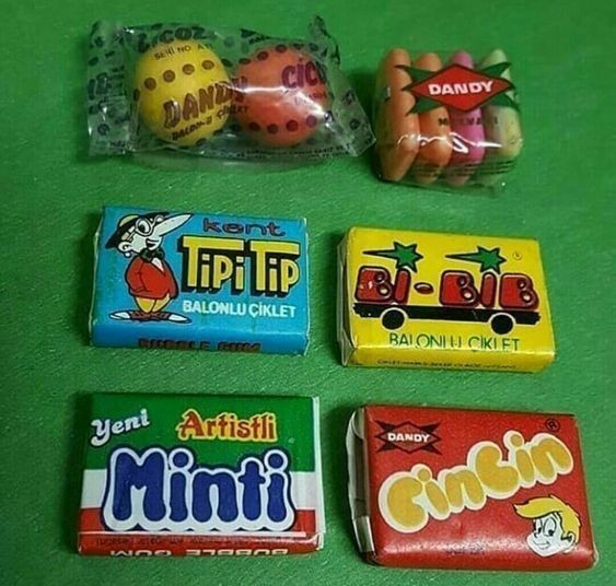 80 liler bu sakızları hatırladınız mı?