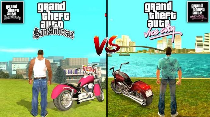 Grand Theft Auto Vice City oyunu mu daha iyidir yok Grand Theft Auto San Andreas oyunu mu?
