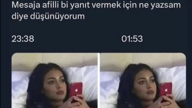 Mesajlaşırken hazır cevap mısınız yoksa cevap vermek için çok düşünür müsünüz?