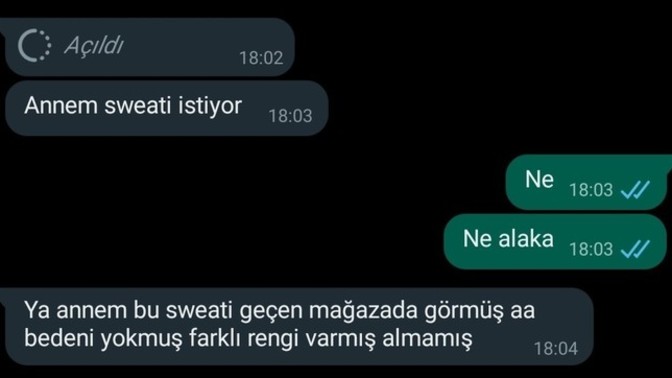 Sevgilimin annesi, sevgilime aldığım hediyeyi istedi. Normal bir durum mu?