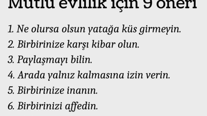 Mutlu evliliğin sırrı nedir?