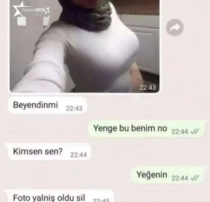 Hiç yanlış bir mesaj aldınız mı?