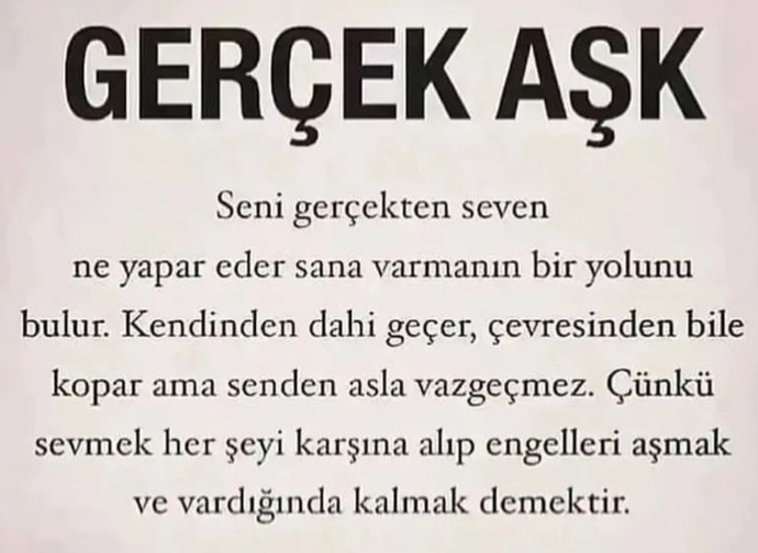 Gerçek Aşk var midir?
