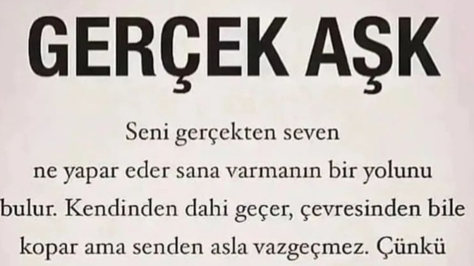 Gerçek Aşk var midir?