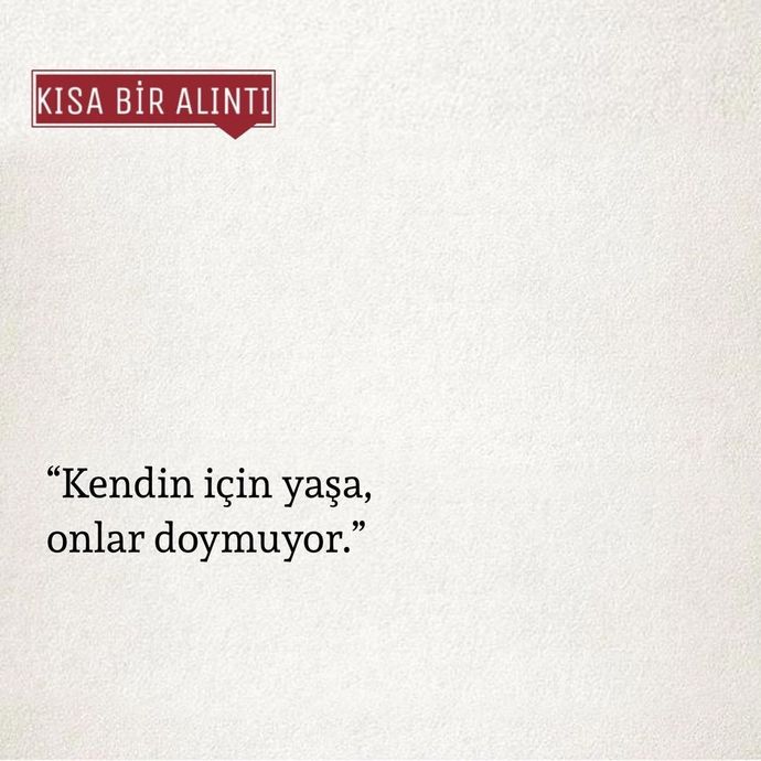 En son kendiniz için ne yaptınız?