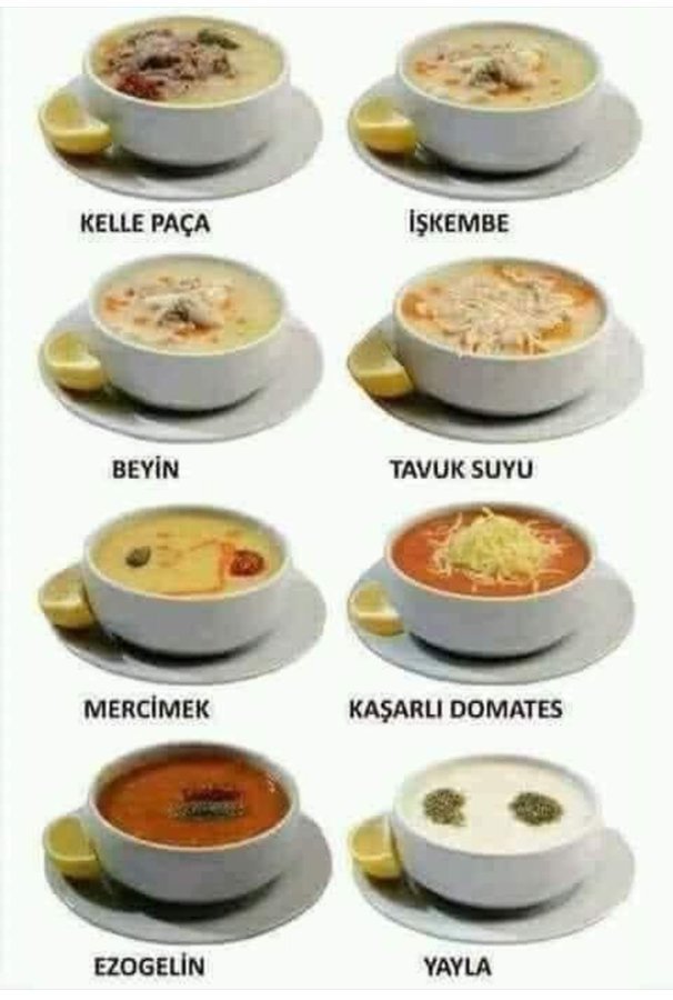 Sen hangi çorbayı seversin?