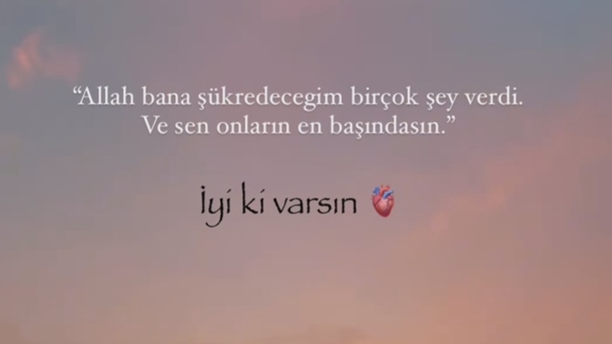 Hayatınızda iyi ki varsın dediğiniz kaç kişi var?