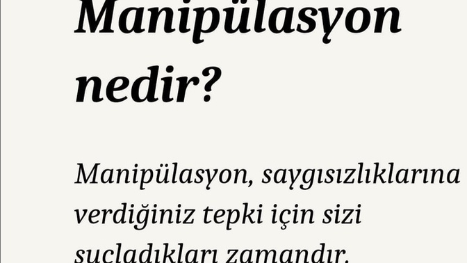 Kolay manipüle edilir misiniz?