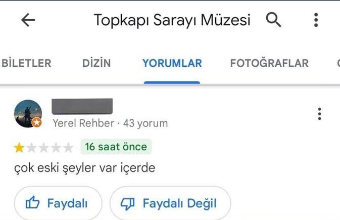 Gittiğiniz, hizmet aldığınız yerlere Googleda yorum yapıyor musunuz?
