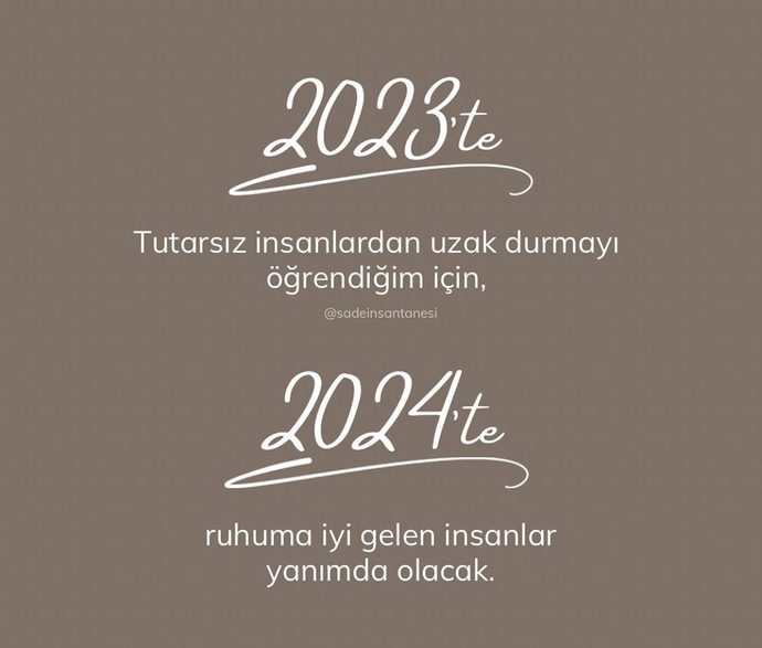 2024 yılına yönelik dileğiniz nedir?