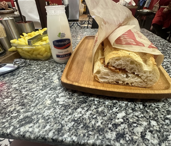 Tavuk döner yanında ne içersiniz?