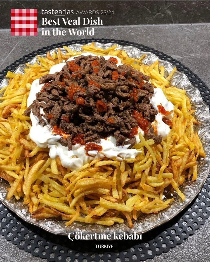 2023ün en iyi et yemeği Çökertme Kebabı oldu! Siz hiç yediniz mi?