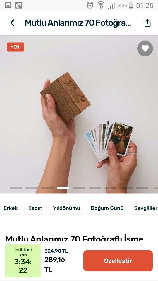 Yıldönümümüz için sevgilime hediye almak istiyorum. Anlamlı ama uygun öneriniz var mı?